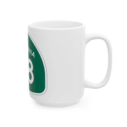 California 118 (California) (Road Sign) White Coffee Mug - Go Mug Yourself