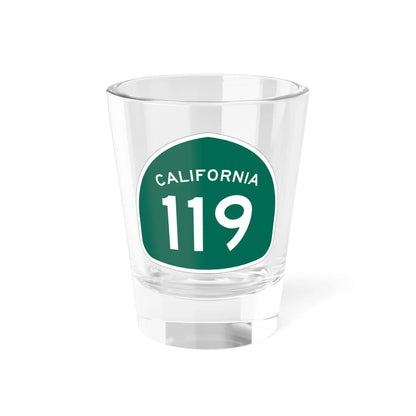 California 119 (California) (Road Sign) Shot Glass 1.5oz 1.5oz - Go Mug Yourself
