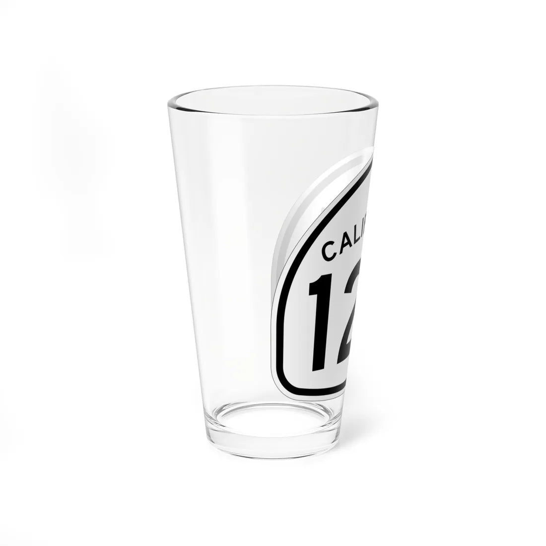 California 120 1957 (California) (Road Sign) Pint Glass 16oz - Go Mug Yourself