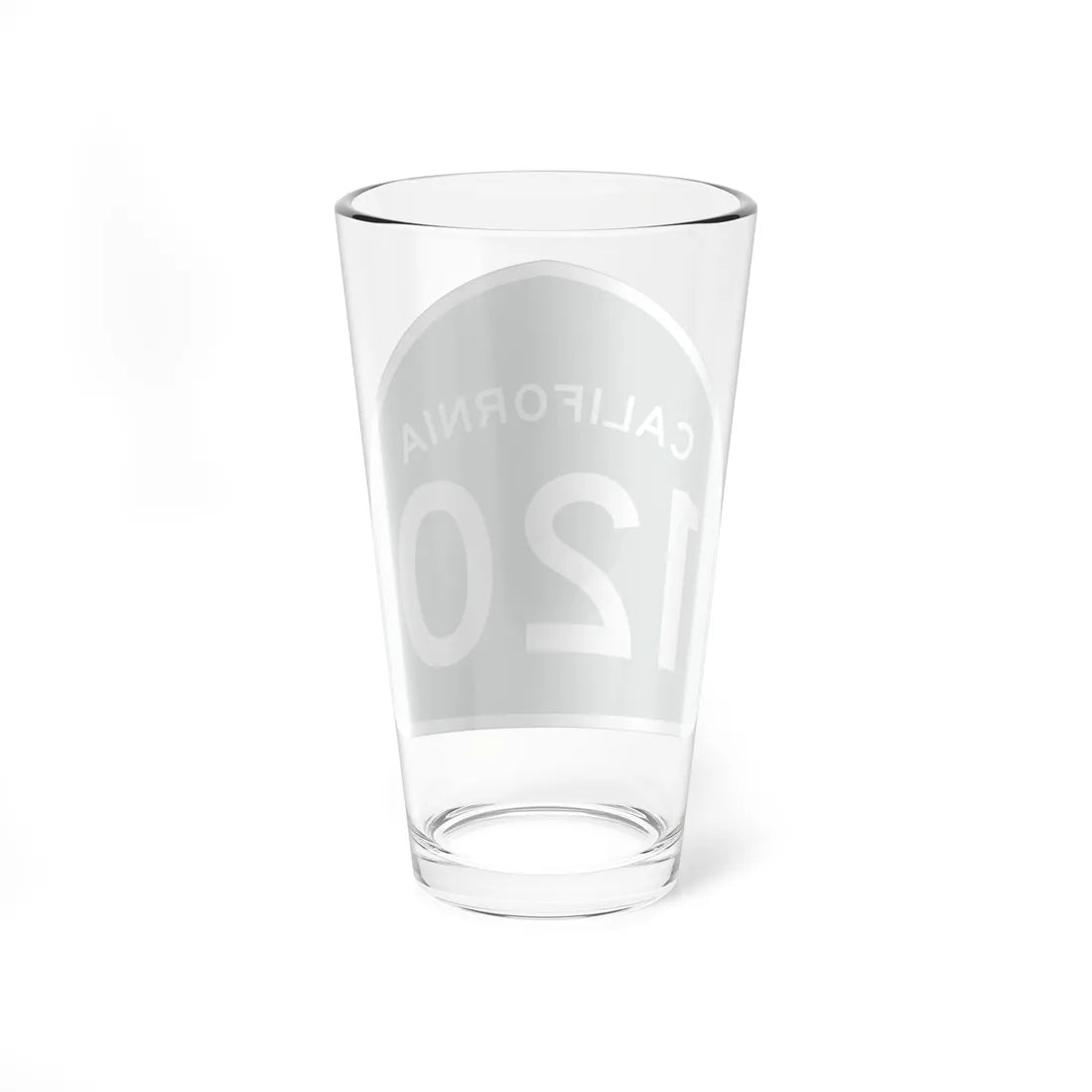 California 120 (California) (Road Sign) Pint Glass 16oz - Go Mug Yourself