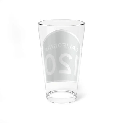 California 120 (California) (Road Sign) Pint Glass 16oz - Go Mug Yourself