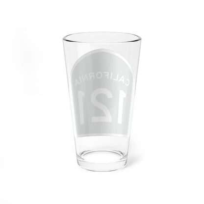 California 121 (California) (Road Sign) Pint Glass 16oz - Go Mug Yourself