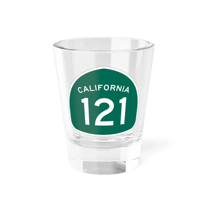 California 121 (California) (Road Sign) Shot Glass 1.5oz 1.5oz - Go Mug Yourself
