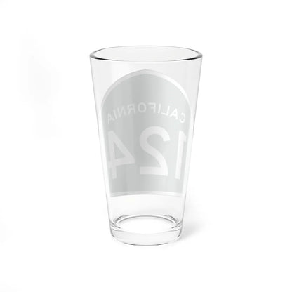 California 124 (California) (Road Sign) Pint Glass 16oz - Go Mug Yourself