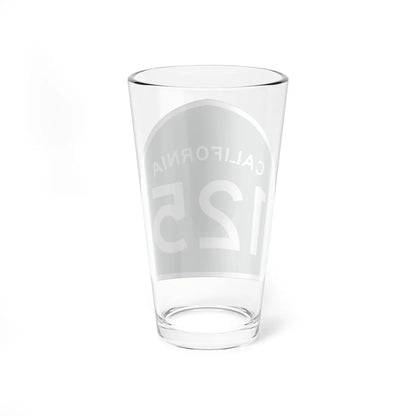 California 125 (California) (Road Sign) Pint Glass 16oz - Go Mug Yourself