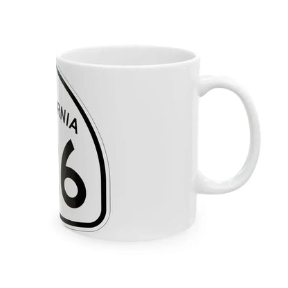 California 126 1957 (California) (Road Sign) White Coffee Mug - Go Mug Yourself