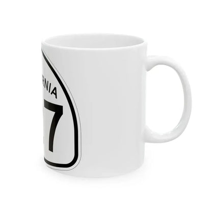California 127 1957 (California) (Road Sign) White Coffee Mug - Go Mug Yourself