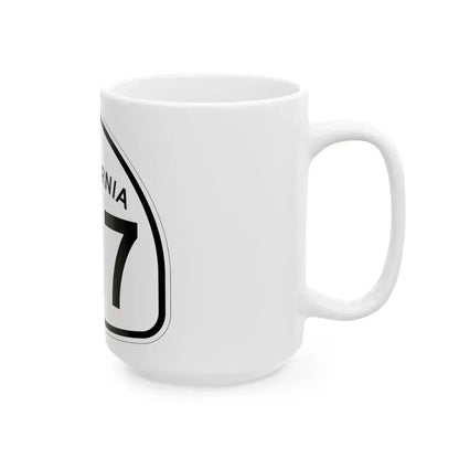 California 127 1957 (California) (Road Sign) White Coffee Mug - Go Mug Yourself