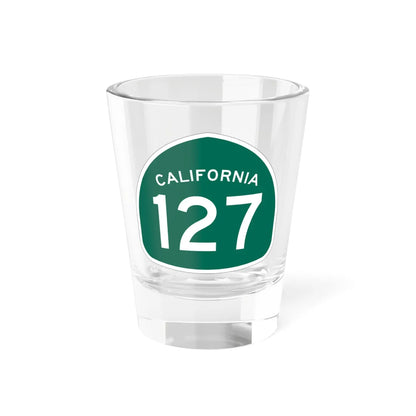 California 127 (California) (Road Sign) Shot Glass 1.5oz 1.5oz - Go Mug Yourself