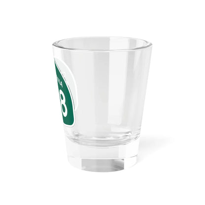 California 128 (California) (Road Sign) Shot Glass 1.5oz - Go Mug Yourself