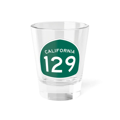 California 129 (California) (Road Sign) Shot Glass 1.5oz 1.5oz - Go Mug Yourself