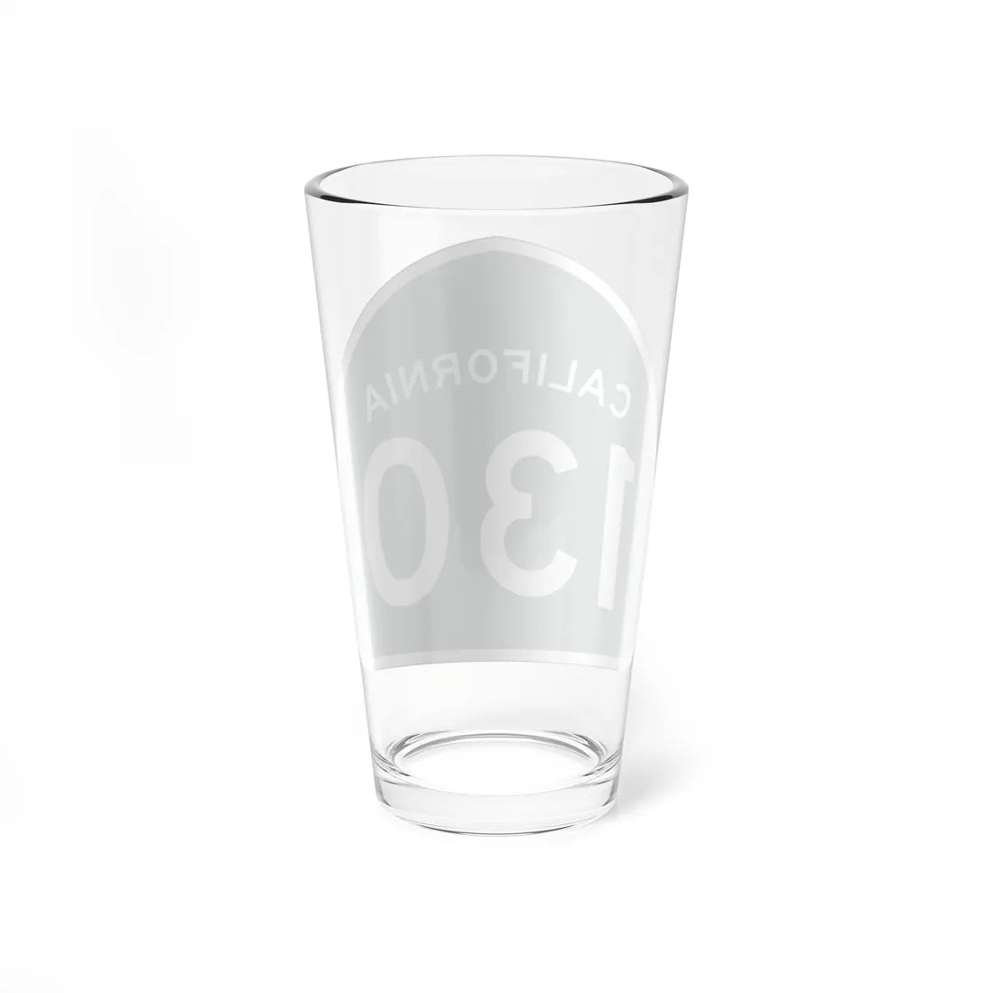 California 130 (California) (Road Sign) Pint Glass 16oz - Go Mug Yourself