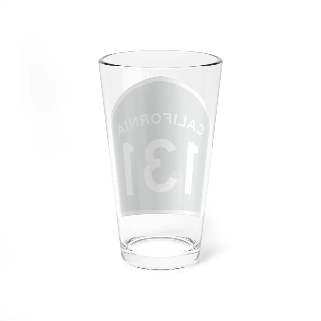 California 131 (California) (Road Sign) Pint Glass 16oz - Go Mug Yourself