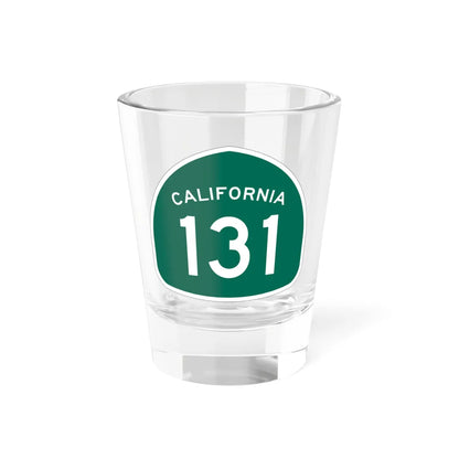 California 131 (California) (Road Sign) Shot Glass 1.5oz 1.5oz - Go Mug Yourself