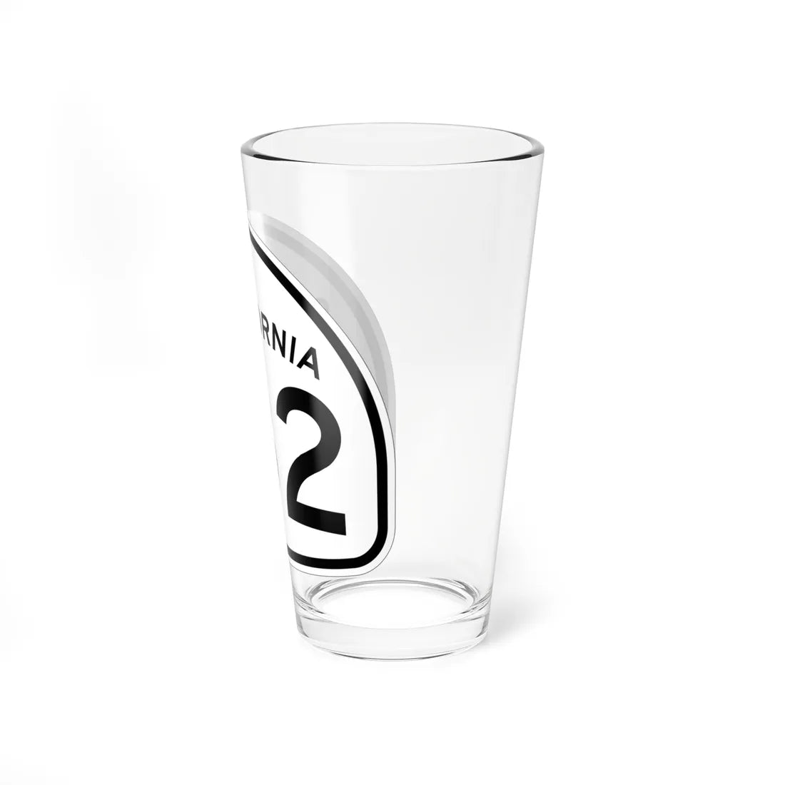California 132 1957 (California) (Road Sign) Pint Glass 16oz - Go Mug Yourself