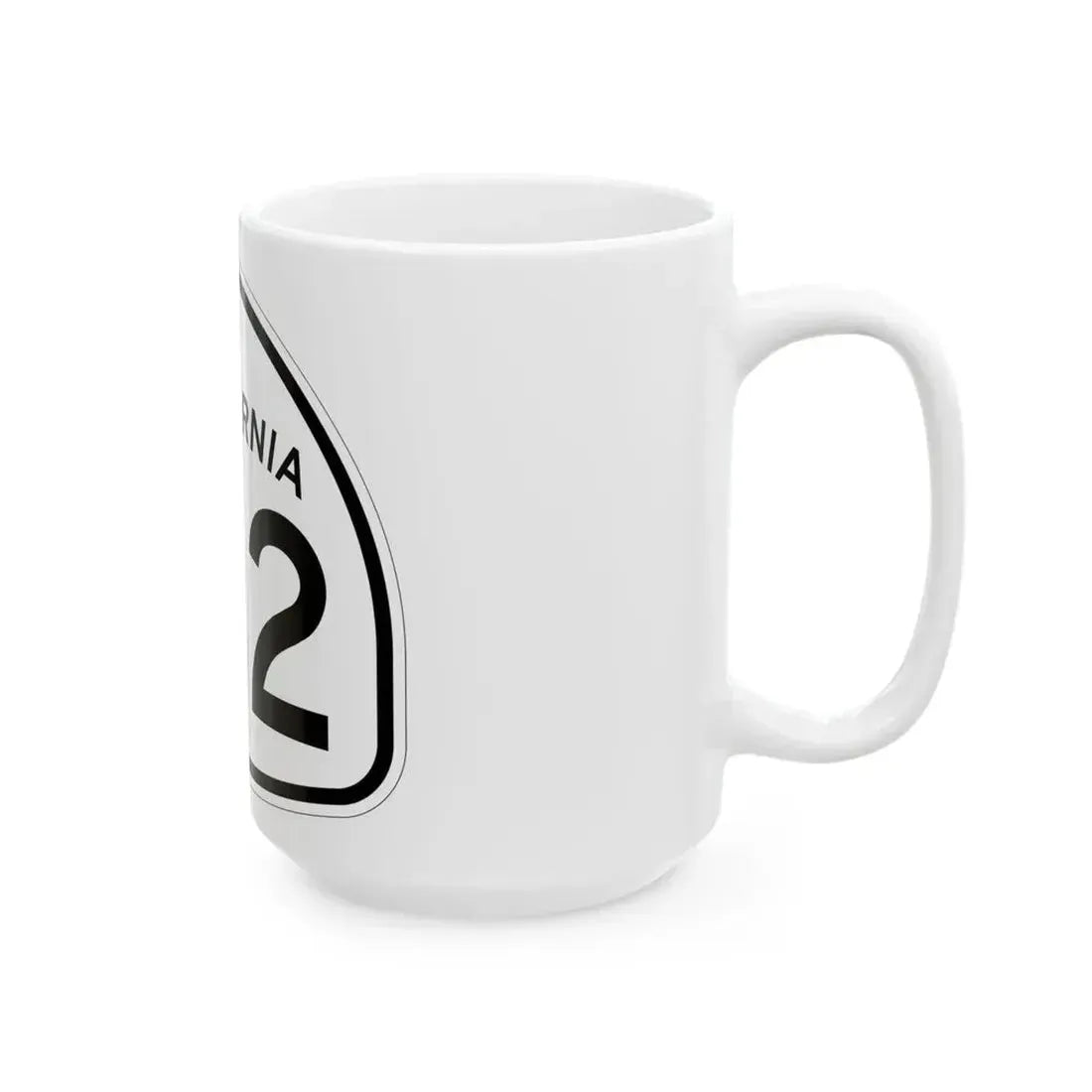 California 132 1957 (California) (Road Sign) White Coffee Mug - Go Mug Yourself