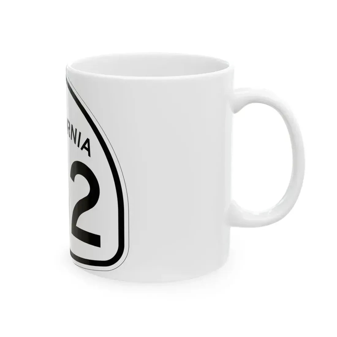 California 132 1957 (California) (Road Sign) White Coffee Mug - Go Mug Yourself