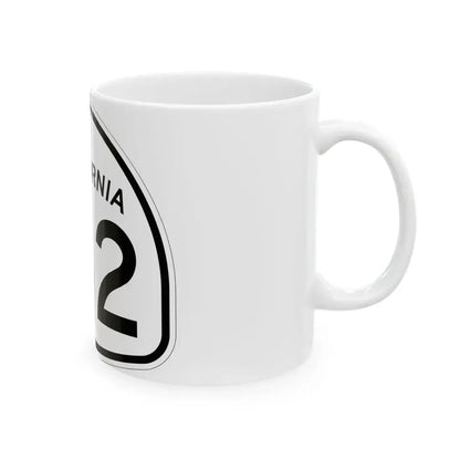 California 132 1957 (California) (Road Sign) White Coffee Mug - Go Mug Yourself