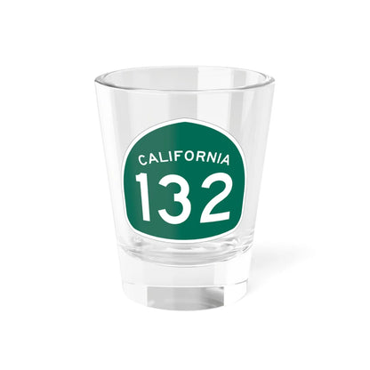 California 132 (California) (Road Sign) Shot Glass 1.5oz 1.5oz - Go Mug Yourself