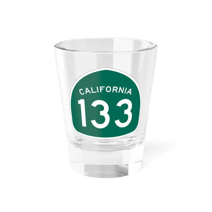 California 133 (California) (Road Sign) Shot Glass 1.5oz 1.5oz - Go Mug Yourself
