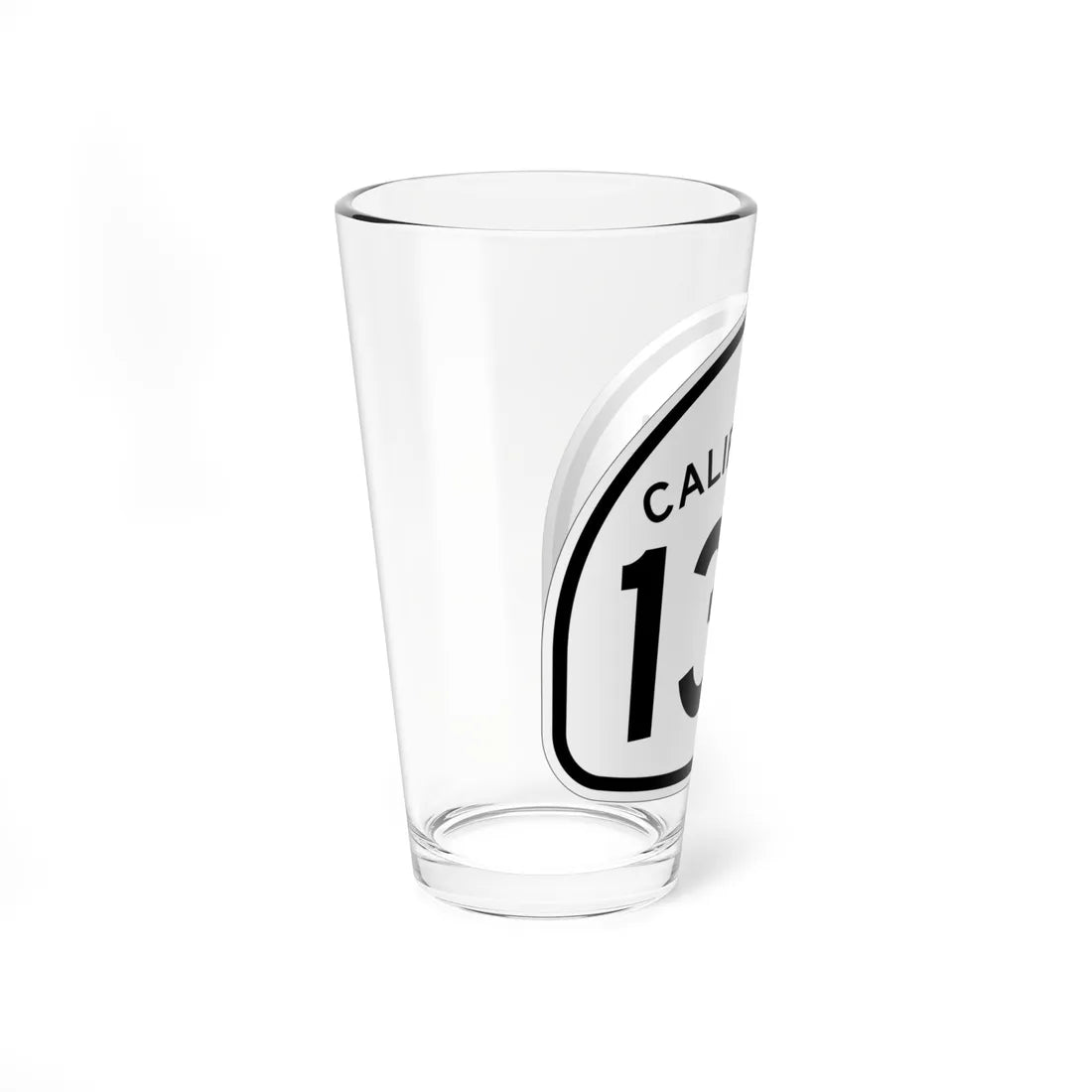 California 134 1957 (California) (Road Sign) Pint Glass 16oz - Go Mug Yourself