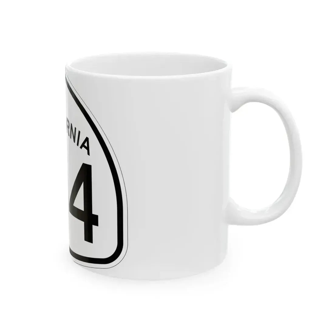 California 134 1957 (California) (Road Sign) White Coffee Mug - Go Mug Yourself