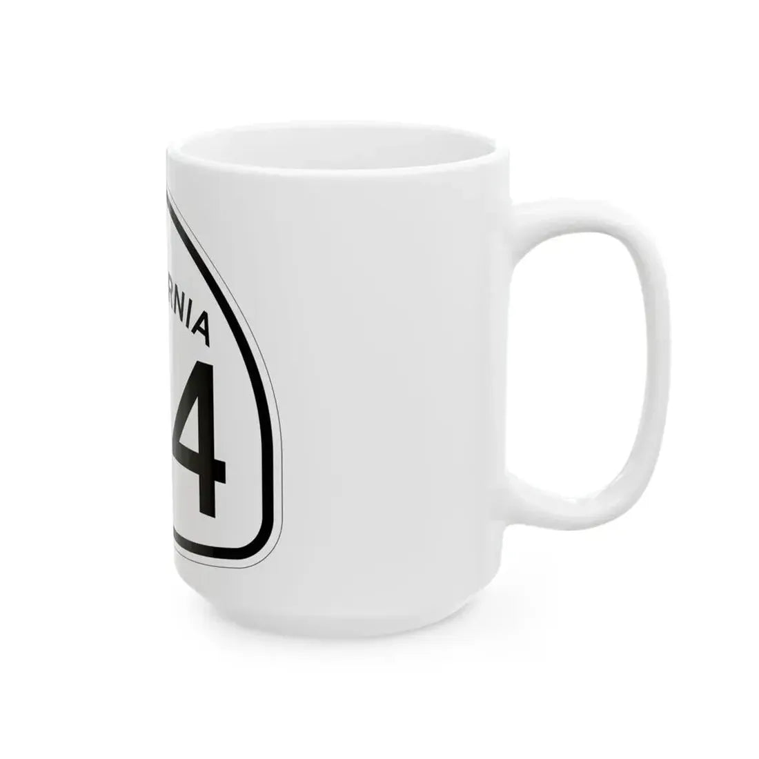California 134 1957 (California) (Road Sign) White Coffee Mug - Go Mug Yourself