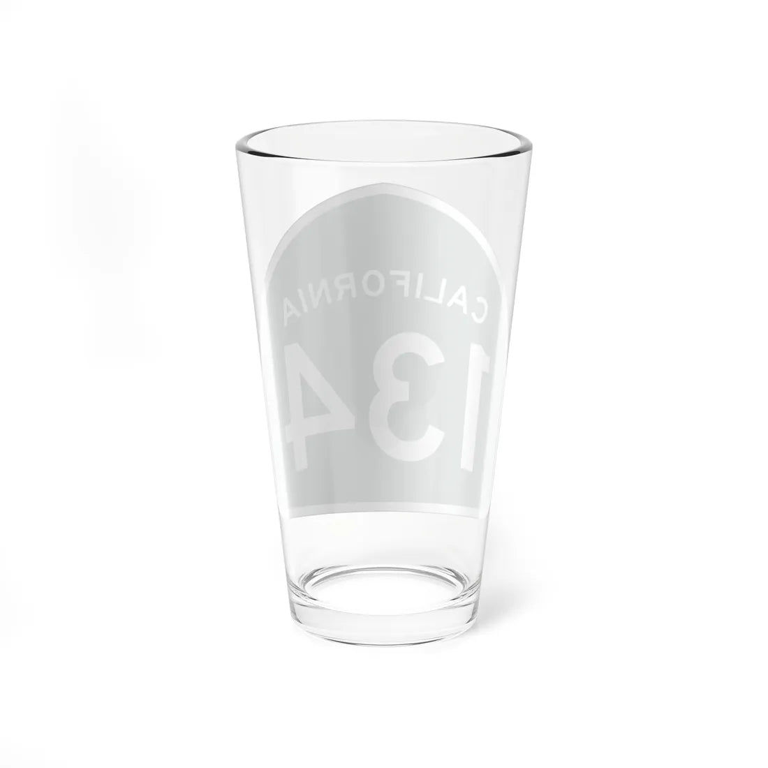 California 134 (California) (Road Sign) Pint Glass 16oz - Go Mug Yourself