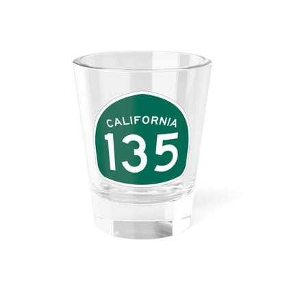 California 135 (California) (Road Sign) Shot Glass 1.5oz 1.5oz - Go Mug Yourself