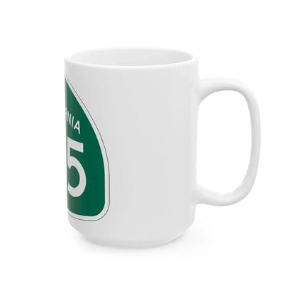 California 135 (California) (Road Sign) White Coffee Mug - Go Mug Yourself