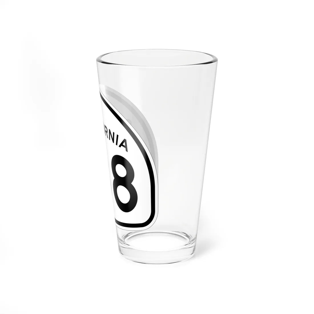 California 138 1957 (California) (Road Sign) Pint Glass 16oz - Go Mug Yourself