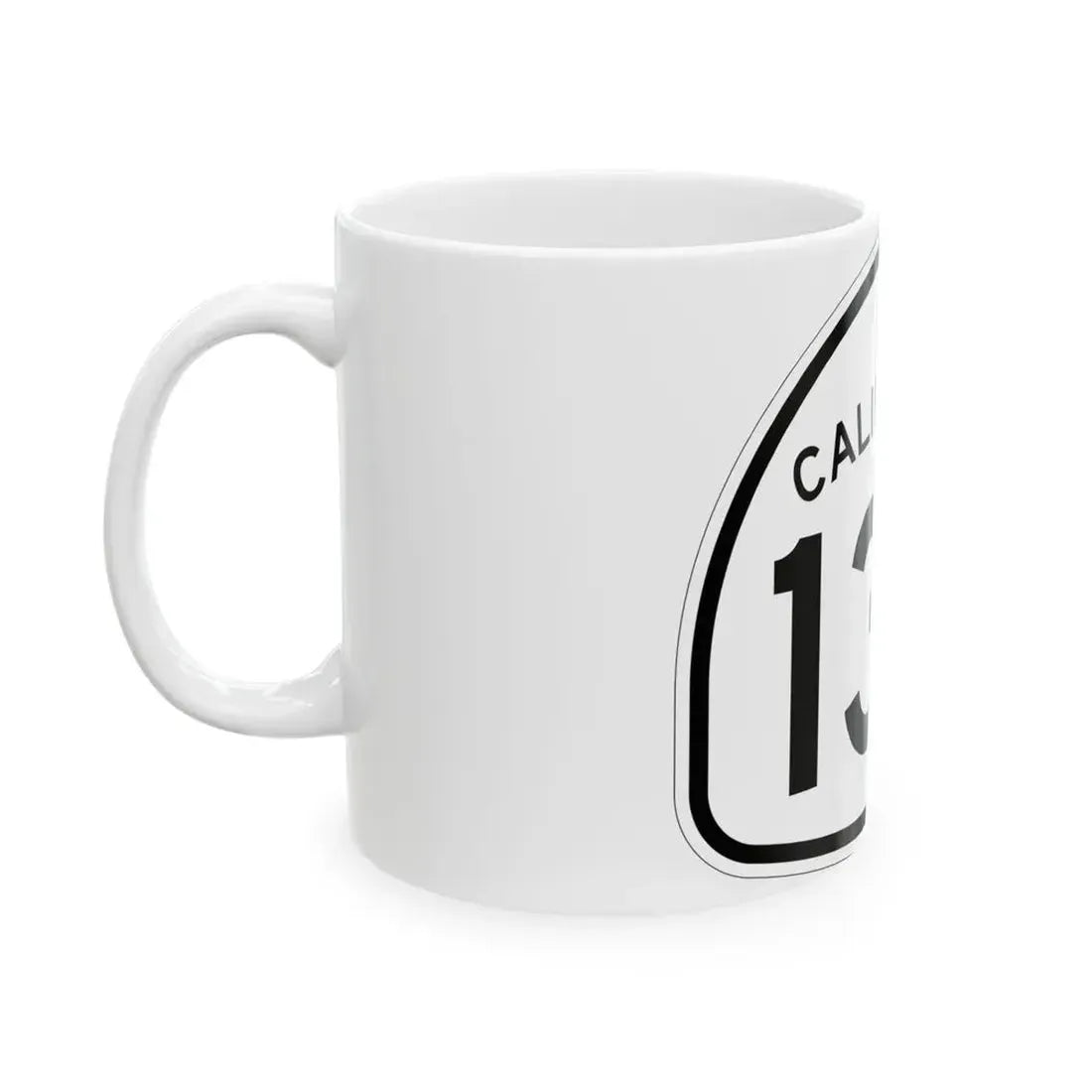 California 138 1957 (California) (Road Sign) White Coffee Mug - Go Mug Yourself