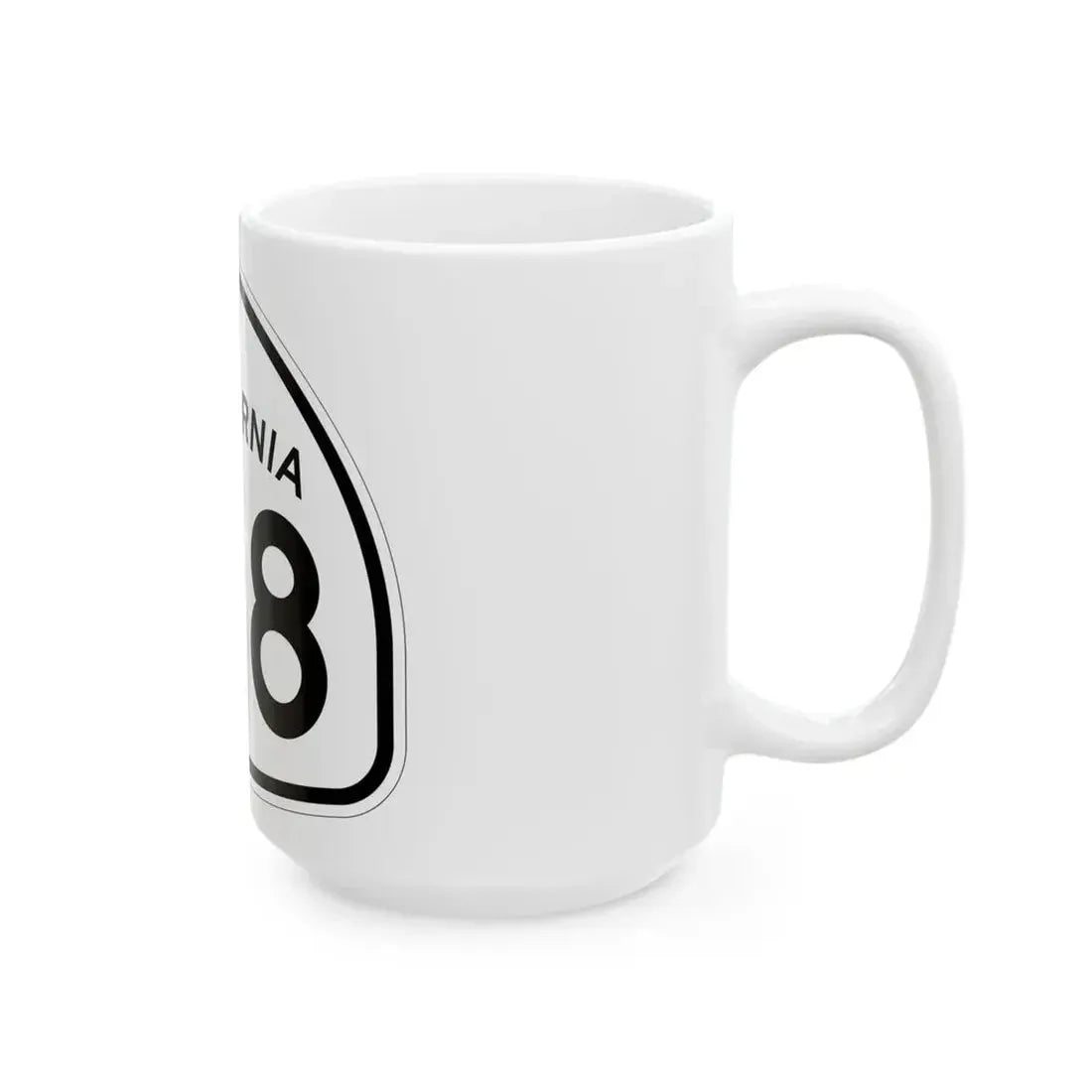 California 138 1957 (California) (Road Sign) White Coffee Mug - Go Mug Yourself
