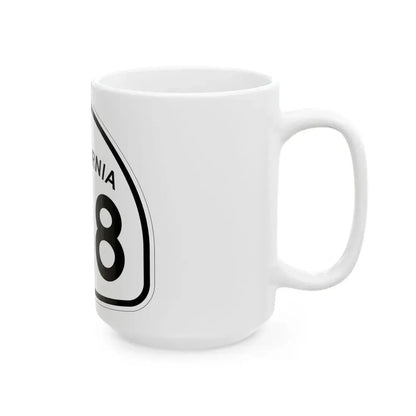 California 138 1957 (California) (Road Sign) White Coffee Mug - Go Mug Yourself