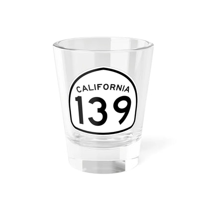 California 139 1957 (California) (Road Sign) Shot Glass 1.5oz 1.5oz - Go Mug Yourself
