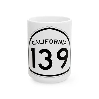 California 139 1957 (California) (Road Sign) White Coffee Mug 15oz - Go Mug Yourself