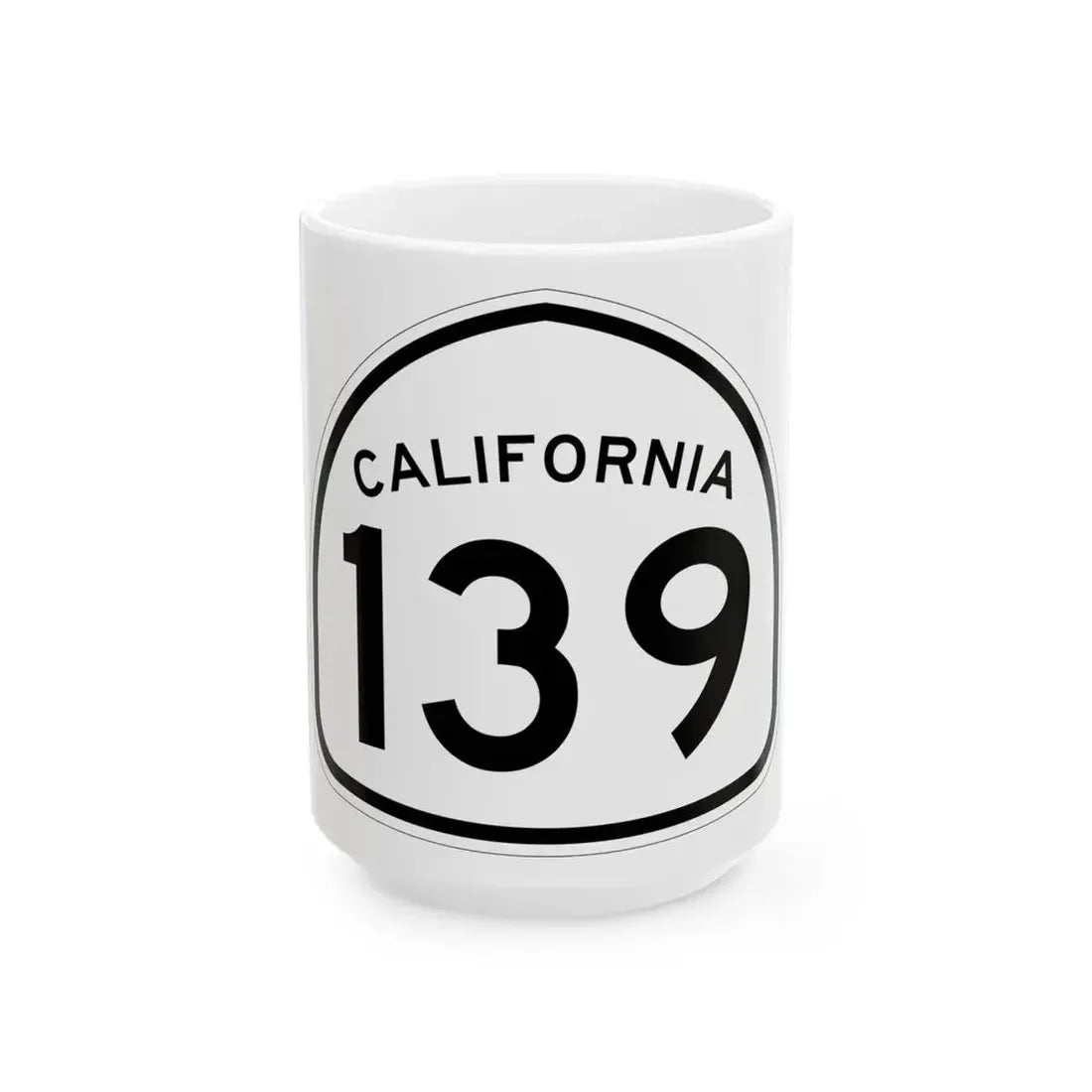 California 139 1957 (California) (Road Sign) White Coffee Mug - Go Mug Yourself