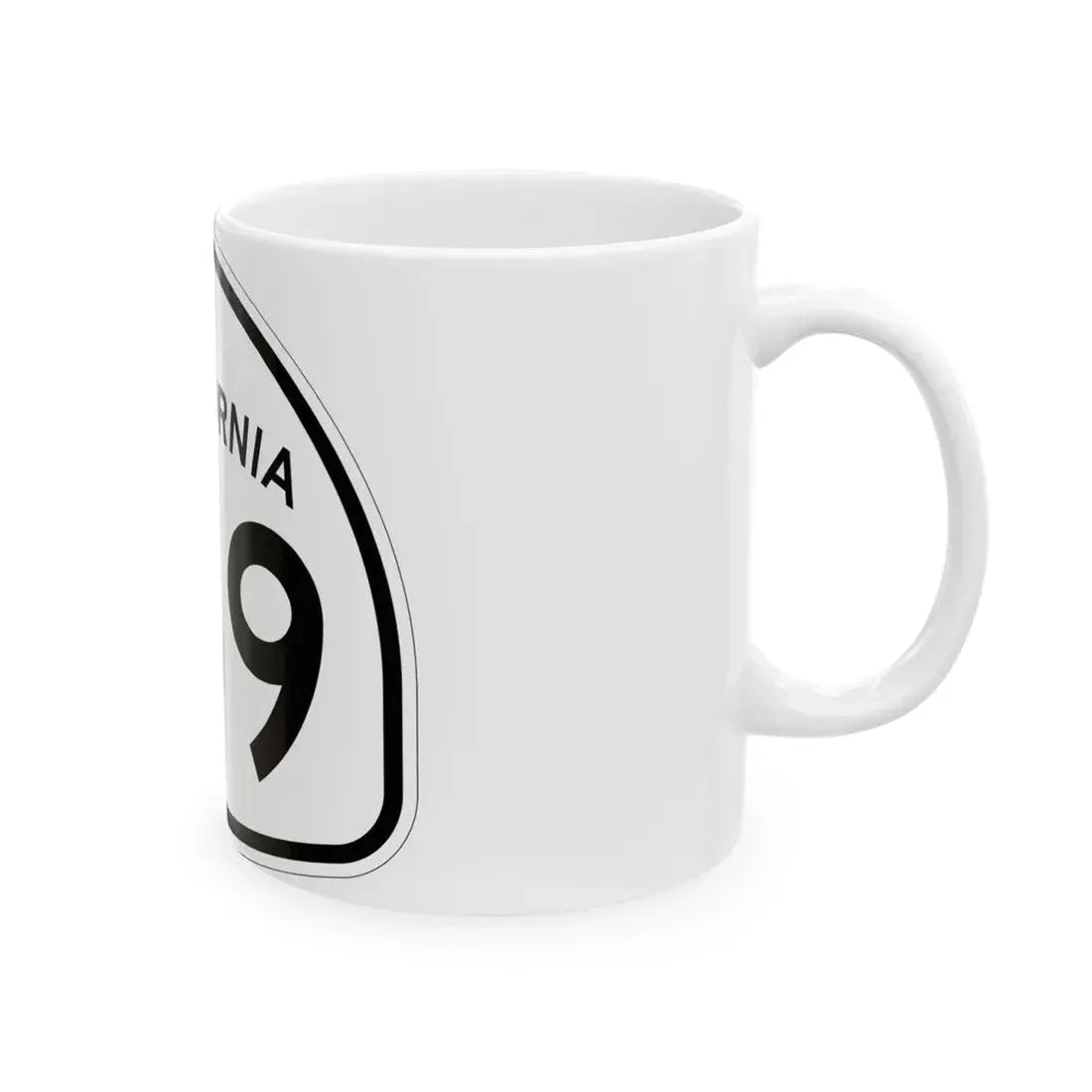 California 139 1957 (California) (Road Sign) White Coffee Mug - Go Mug Yourself