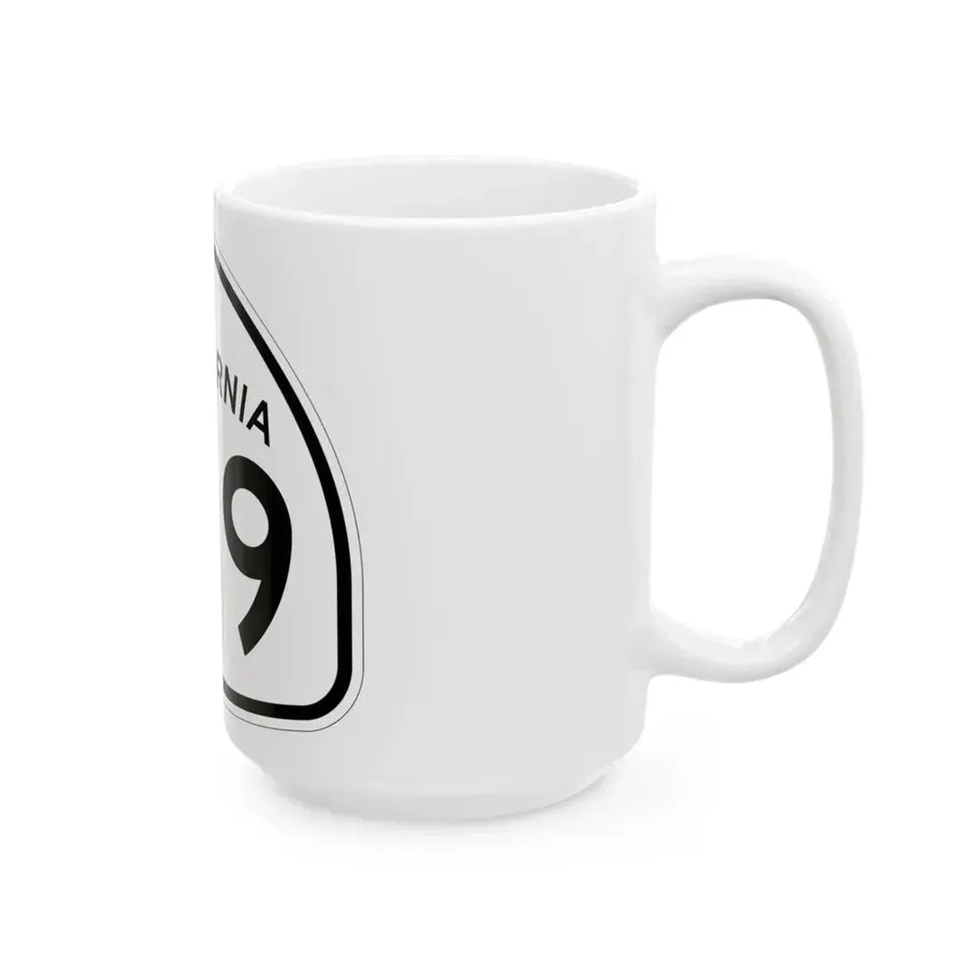 California 139 1957 (California) (Road Sign) White Coffee Mug - Go Mug Yourself