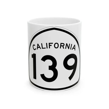 California 139 1957 (California) (Road Sign) White Coffee Mug - Go Mug Yourself