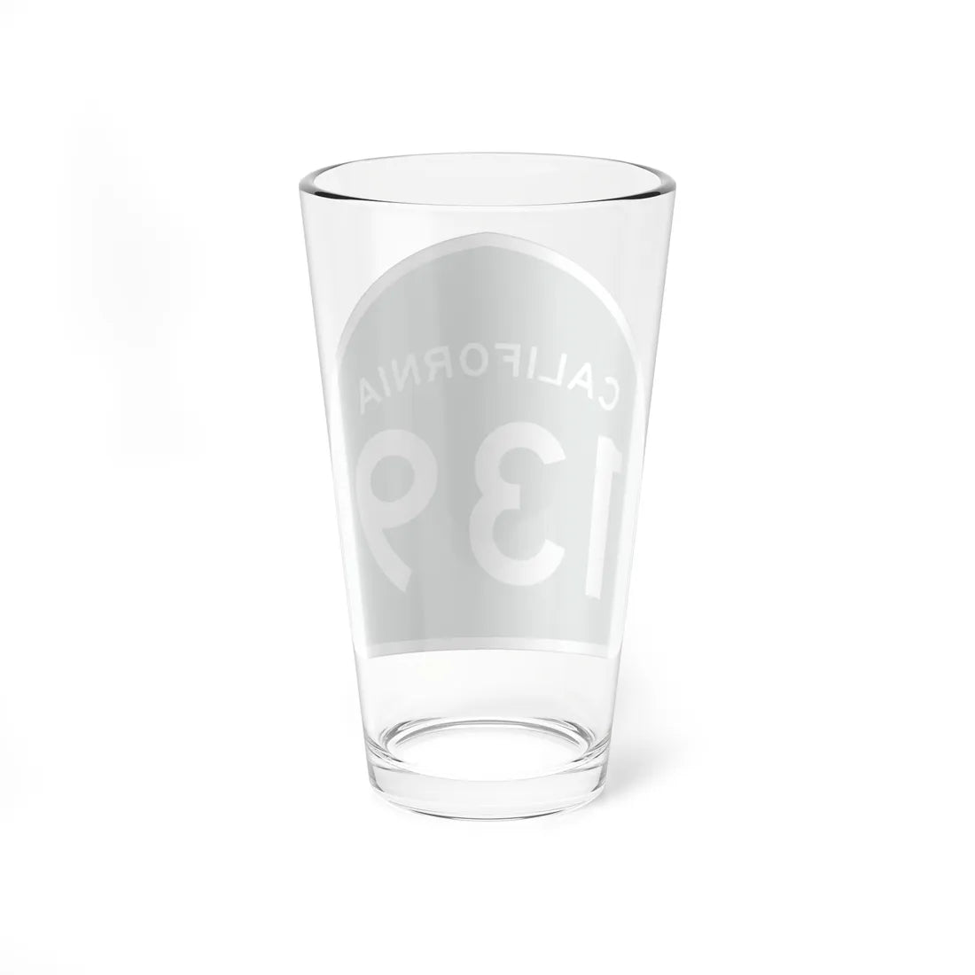 California 139 (California) (Road Sign) Pint Glass 16oz - Go Mug Yourself