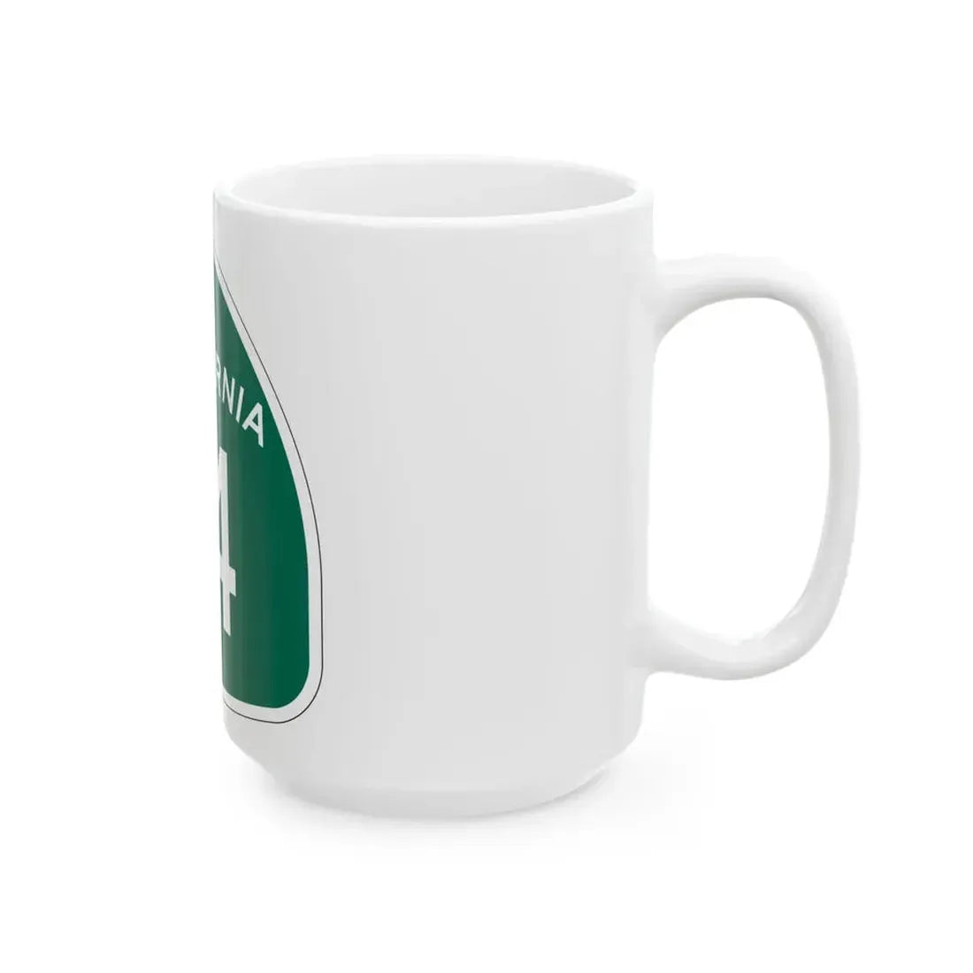 California 14 (California) (Road Sign) White Coffee Mug - Go Mug Yourself