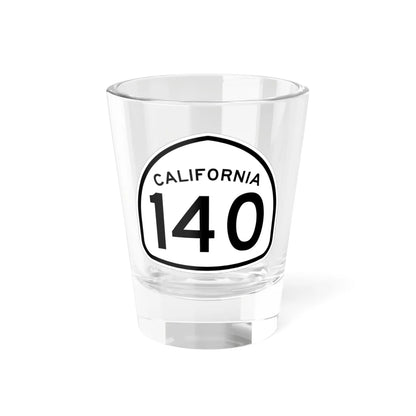 California 140 1957 (California) (Road Sign) Shot Glass 1.5oz 1.5oz - Go Mug Yourself
