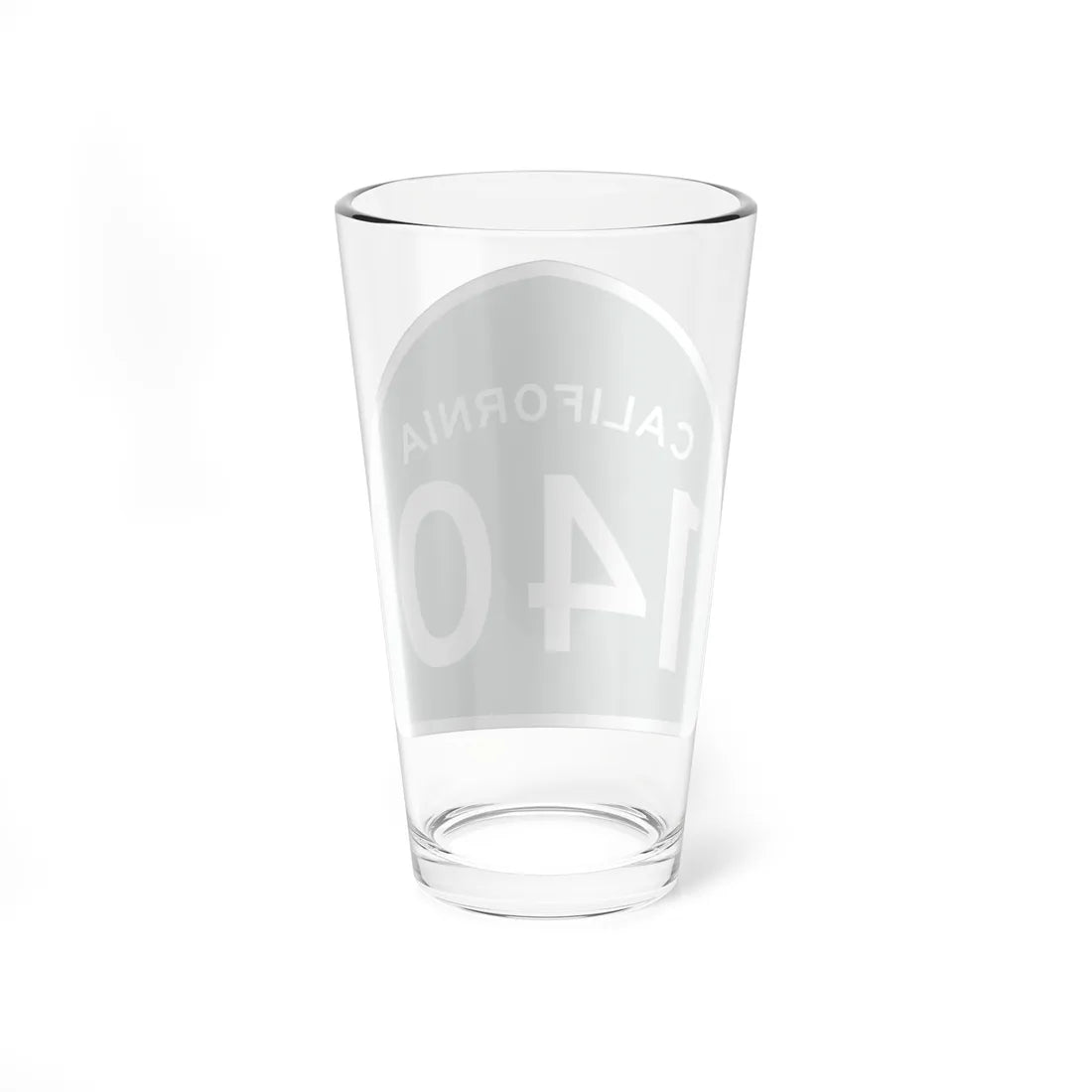 California 140 (California) (Road Sign) Pint Glss 16oz - Go Mug Yourself