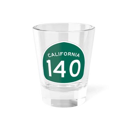 California 140 (California) (Road Sign) Shot Glass 1.5oz 1.5oz - Go Mug Yourself