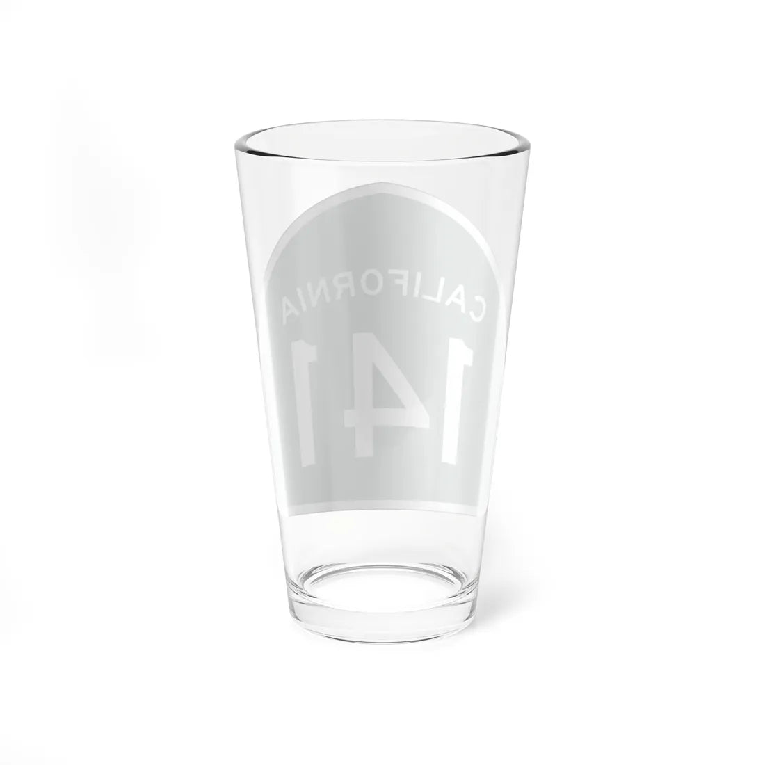 California 141 (California) (Road Sign) Pint Glss 16oz - Go Mug Yourself