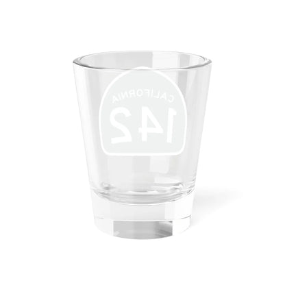 California 142 (California) (Road Sign) Shot Glass 1.5oz - Go Mug Yourself