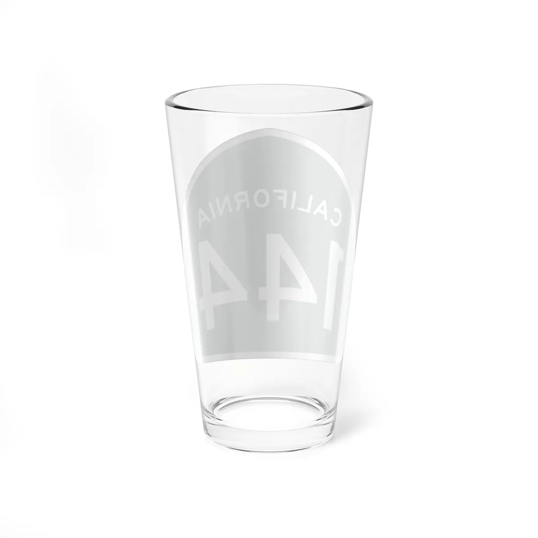 California 144 (California) (Road Sign) Pint Glss 16oz - Go Mug Yourself