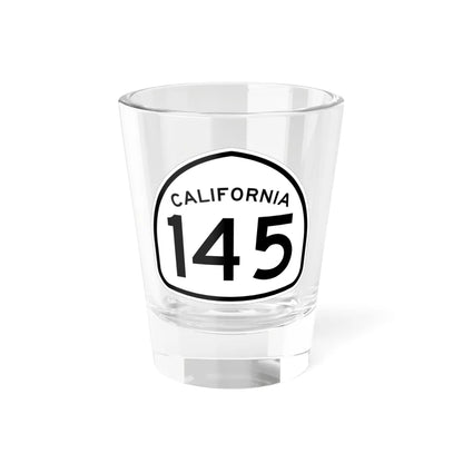 California 145 1957 (California) (Road Sign) Shot Glass 1.5oz 1.5oz - Go Mug Yourself