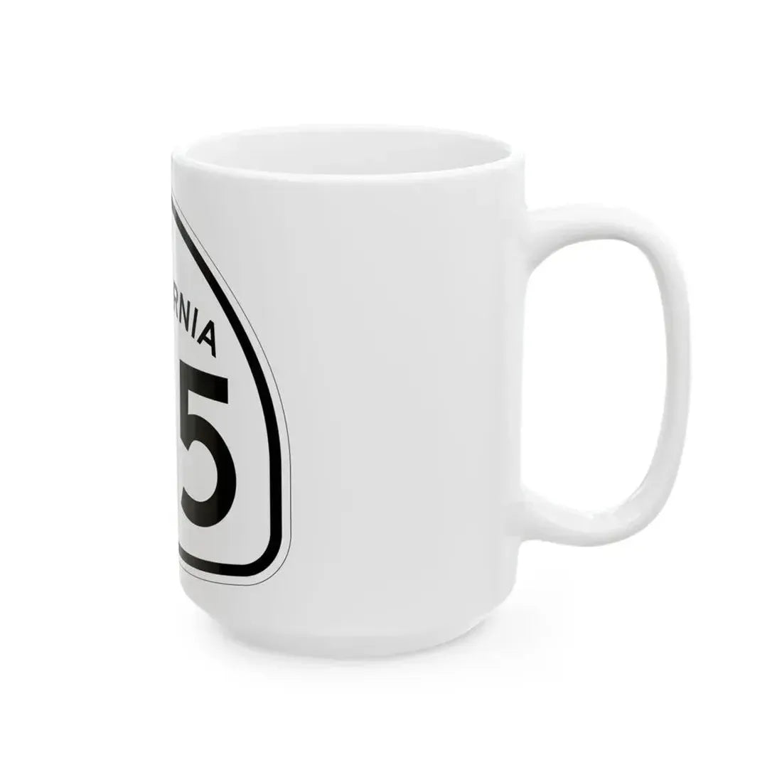 California 145 1957 (California) (Road Sign) White Coffee Mug - Go Mug Yourself
